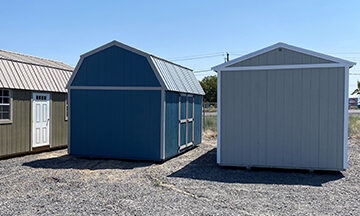 Two shed designs